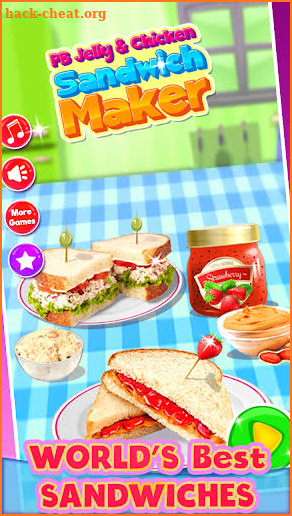 Peanut Butter and Jelly Sandwich - Cooking Game screenshot