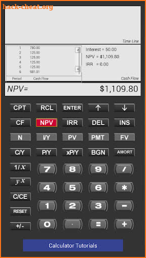 Pearson Financial Calculator screenshot