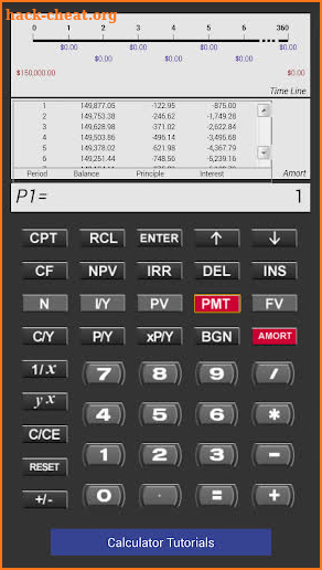 Pearson Financial Calculator screenshot