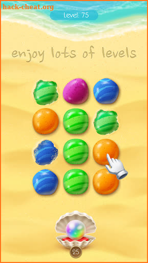 Pebbles Swap Puzzle. Free Logical Puzzle Game. screenshot