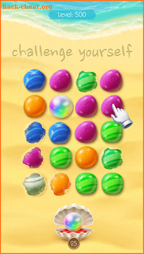 Pebbles Swap Puzzle. Free Logical Puzzle Game. screenshot