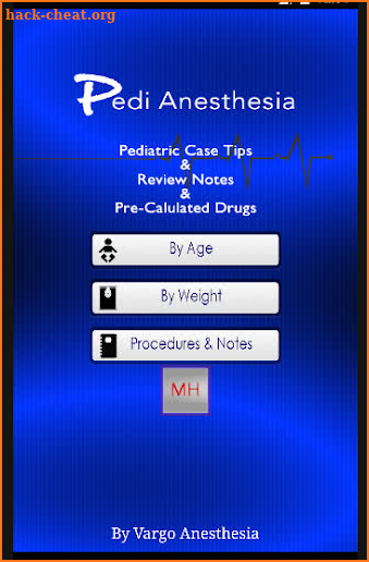 Pedi Anesthesia screenshot