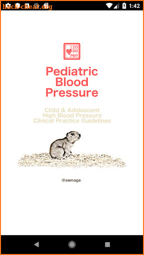 Pediatric Blood Pressure Guide screenshot