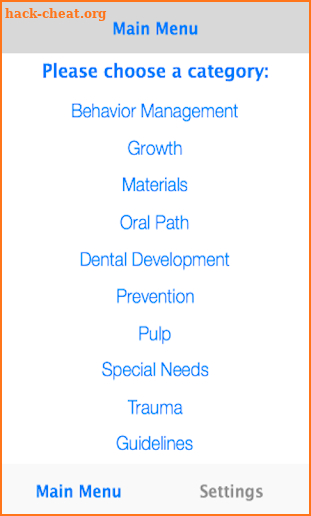 Pediatric Dentistry Boards screenshot