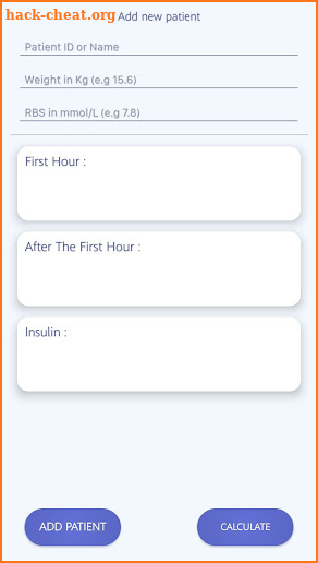 pediatric DKA Mx screenshot