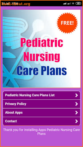 Pediatric Nursing Care Plans screenshot