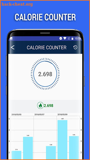 Pedometer for Walking: Calorie & Step Counter App screenshot