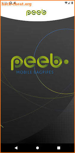 peeb – mobile bagpipes screenshot