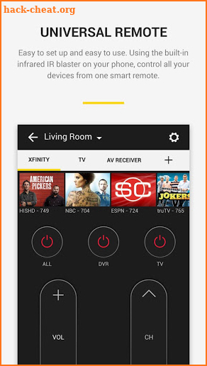 Peel Smart Remote and TV Guide screenshot