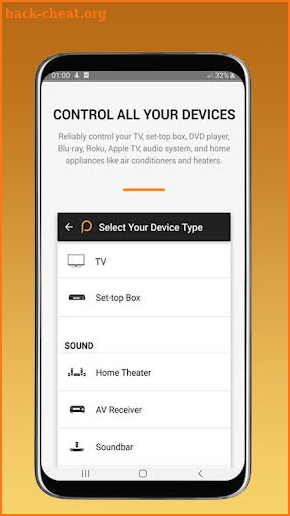 Peel Smart Remote Control screenshot