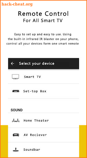 Peel Smart Remote Control Tips screenshot