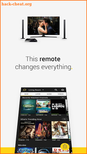 Peel Smart Remote TV screenshot