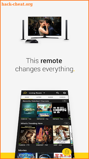 Peel Smart TV Remote Control screenshot