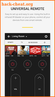 Peel Universal Smart TV Remote Control screenshot