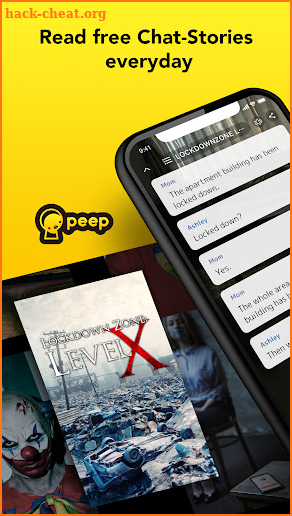 peep - Chat Story App screenshot