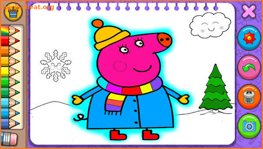 Peepa Pig: Coloring Book for piggy screenshot