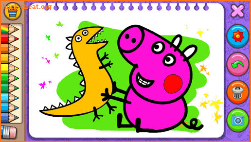 Peeppa Pig: Coloring Book screenshot