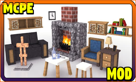 Peepss Furniture Addon MCPE - Minecraft Mod screenshot