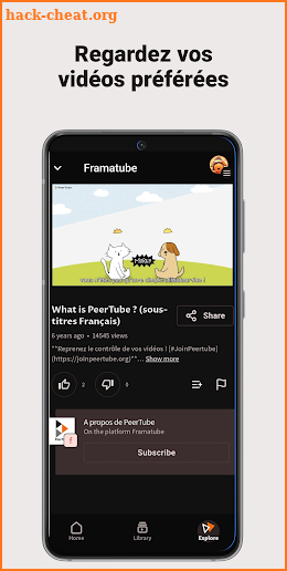 PeerTube screenshot