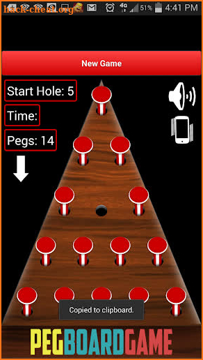 Peg Board Game screenshot