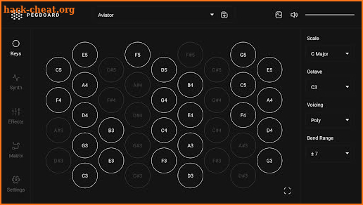 Pegboard - Harmonic Synth screenshot