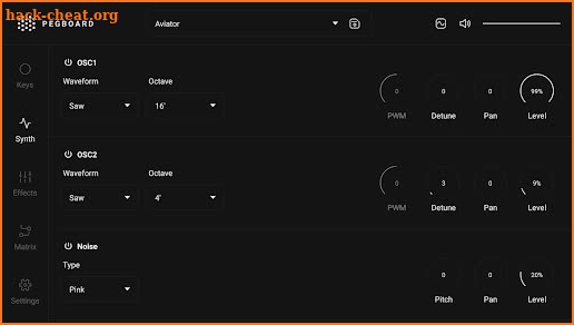 Pegboard - Harmonic Synth screenshot