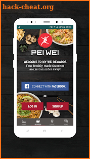 Pei Wei Online Ordering screenshot