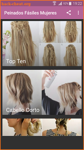Peinados Fásiles 2018 screenshot