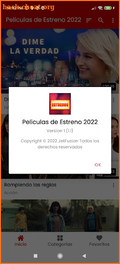 Peliculas de Estreno 2022 screenshot