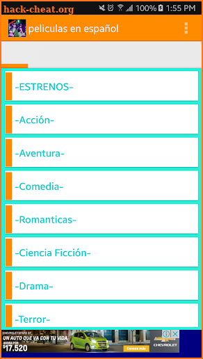 peliculas en español screenshot