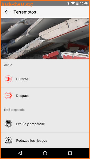 Peligros - Cruz Roja Mexicana screenshot