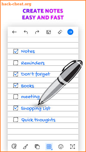 Pen Paper Note screenshot