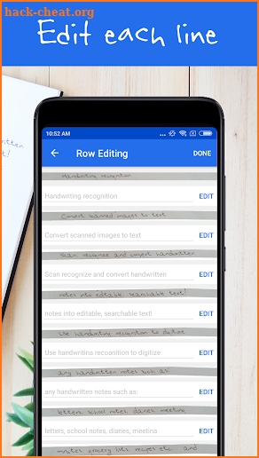 Pen to Print - Convert handwriting to digital text screenshot