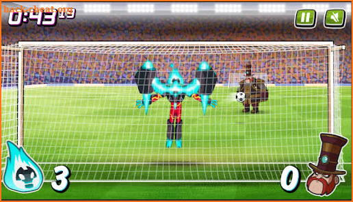 Penalty Power : Alien Transform Football screenshot