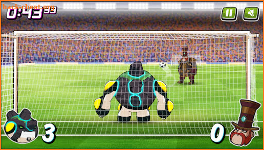 Penalty Power : Alien Transform Football screenshot