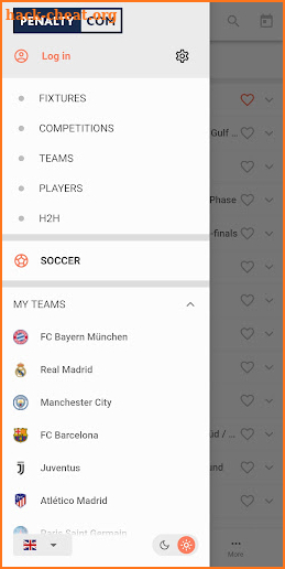 Penalty.com - Live Scores screenshot