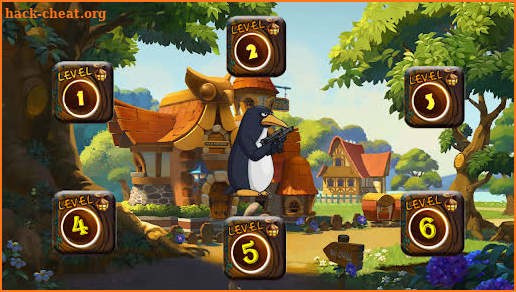 penguin adventure game screenshot