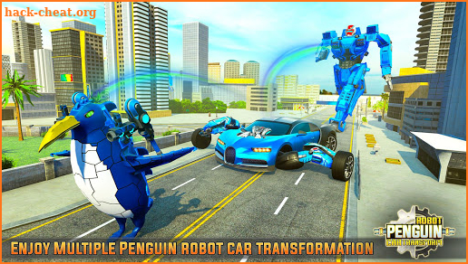 Penguin Robot Car Game: Robot Transforming Games screenshot