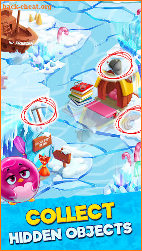 Penguin swap: match 3 games in a frozen world screenshot