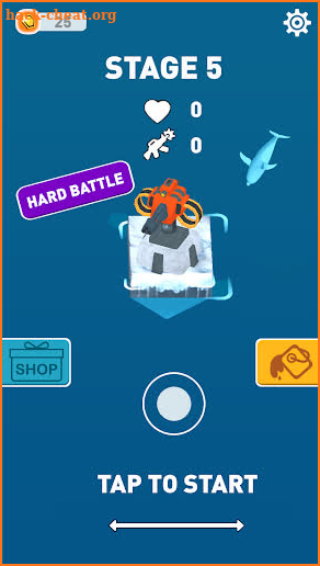 Penguin War Of Raft Challenge screenshot