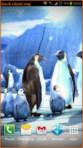 Penguins 3D Pro Live Wallpaper screenshot