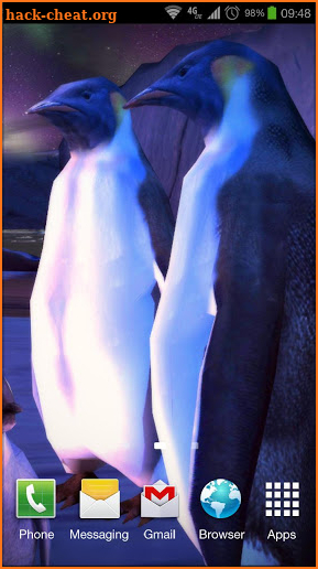 Penguins 3D Pro Live Wallpaper screenshot