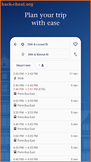 PennTransit Mobile screenshot