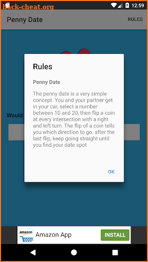 PennyDate screenshot