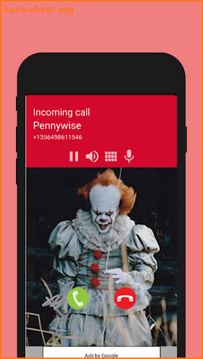 😨😱 📱📲 Pennywise Calling Us -Horror Fake Call screenshot