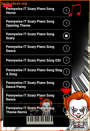Pennywise IT Scary Piano screenshot