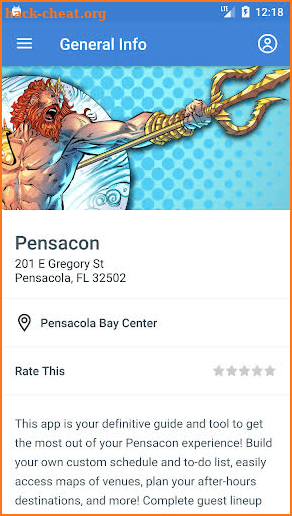 Pensacon 2019 screenshot