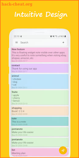 PentaNote - Notepad Notes screenshot