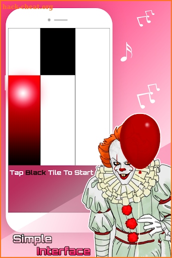 penywise piano tiles screenshot