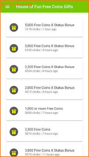 PeoplesGamezGifts - House of Fun Free Coins Gifts screenshot